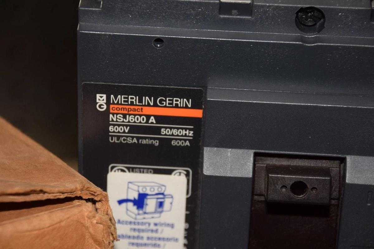 (New) MERLIN GERIN NSJ600a breaker  NJHN36000S60ABSO 600  600 A 600AMP 600 AMP