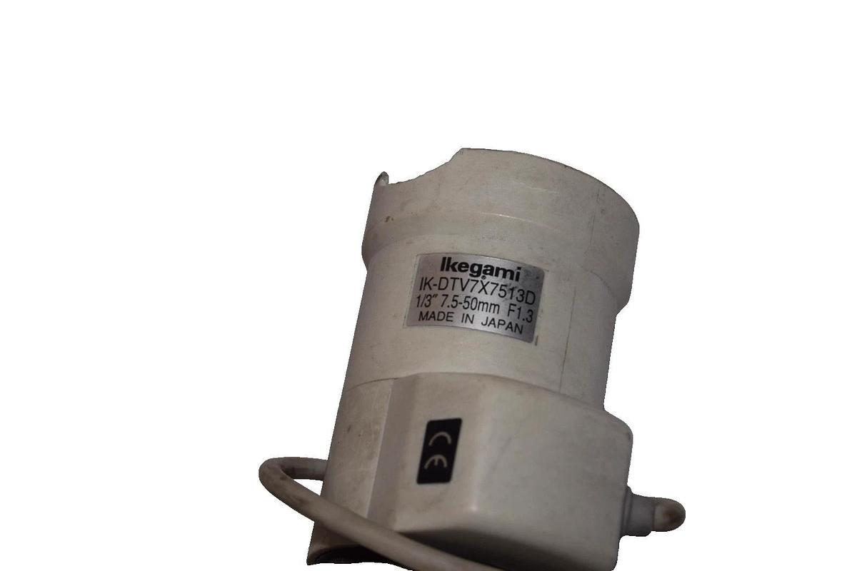 Used GE KTC-XP1 1/3" Color OSD Camera With Ikegami IK-DTV7X75130 Lens