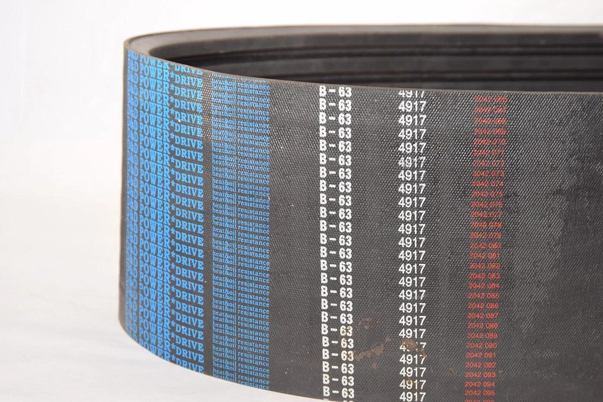 (NEW) D&D POWERDRIVE B63/09 ORB-19-12689B63/09 09 Rib 66" L 0.62" W V-Belt