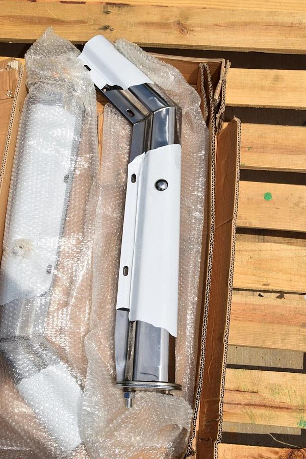 (NEW) TBOZZ TBZ-13647S , X002BM6073 Stainless Angled Mud Flap Hanger *Set*