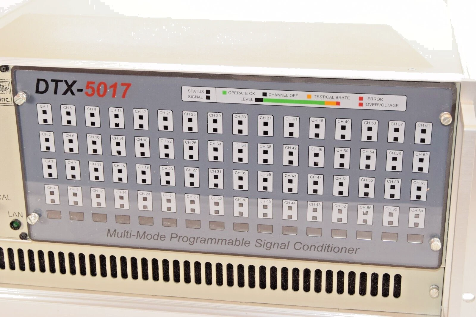 Used RC Electronics DTX-5017LE DTX-5017 64 Multi Mode Prog Channel Signal Conditioner
