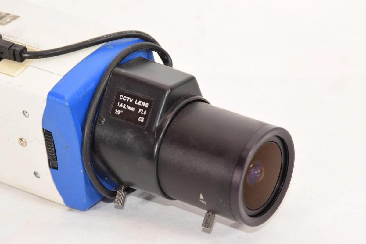 Used IKEGAMI ISD-A20 24V 50/60Hz Color Camera With 1.4-3.1mm F1.4 1/3" CCTV Lens