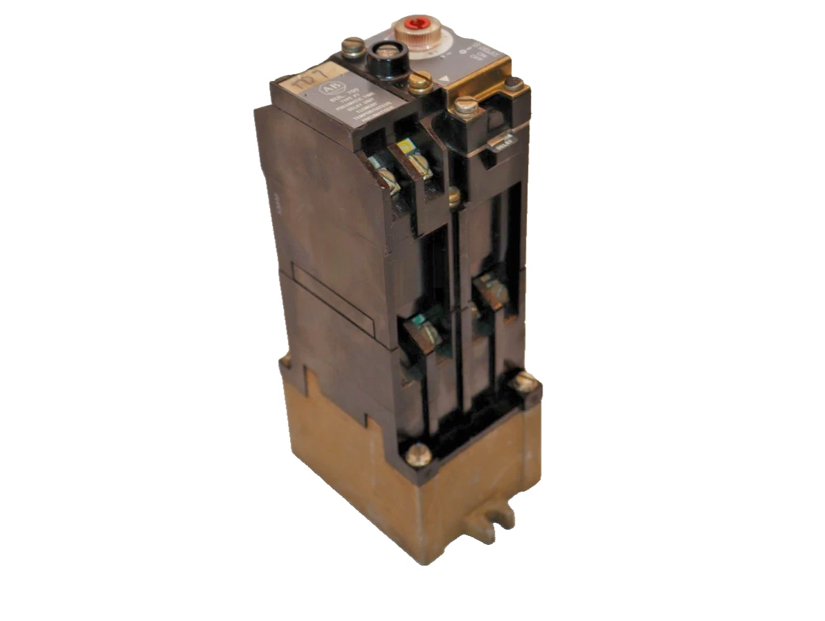 Used Allen Bradley Relay 700-PT Pneumatic Time Delay 700-P400A1 600A Coil: 120V