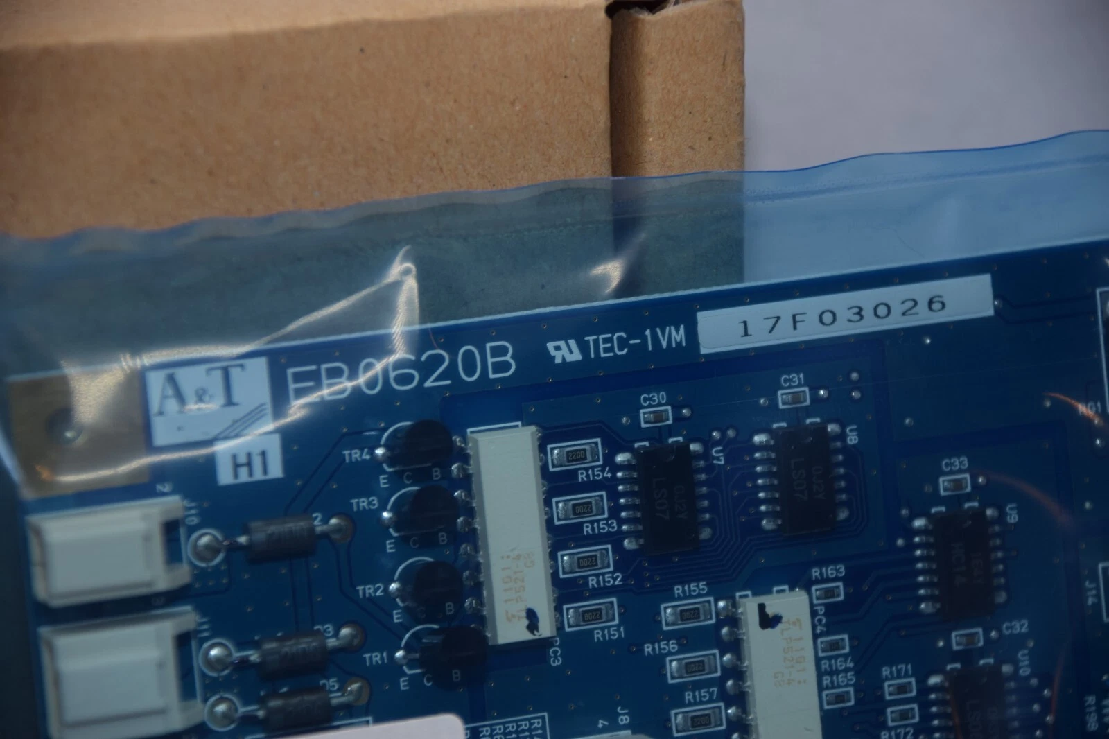 (NEW) A&T TEC-1VM , EB0620B , TEC-1VM 17F03026 Circuit Board Card