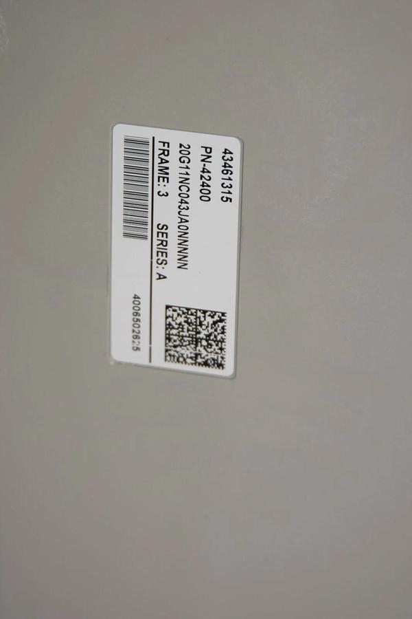 Allen Bradley 20G AC Drive 22kW 20g11nc043ja0nnnnn 400V 30hp