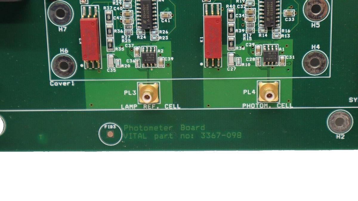 SIEMENS / VITAL SCIENTIFIC 6003-068-03 , 3367-098 Photometer Board / Card