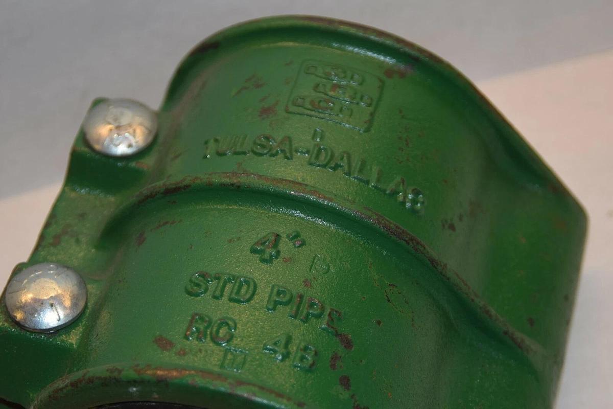 TULSA-DALLAS 4" STD PIPE RC 4B 4 in Emergency pipe clamp
