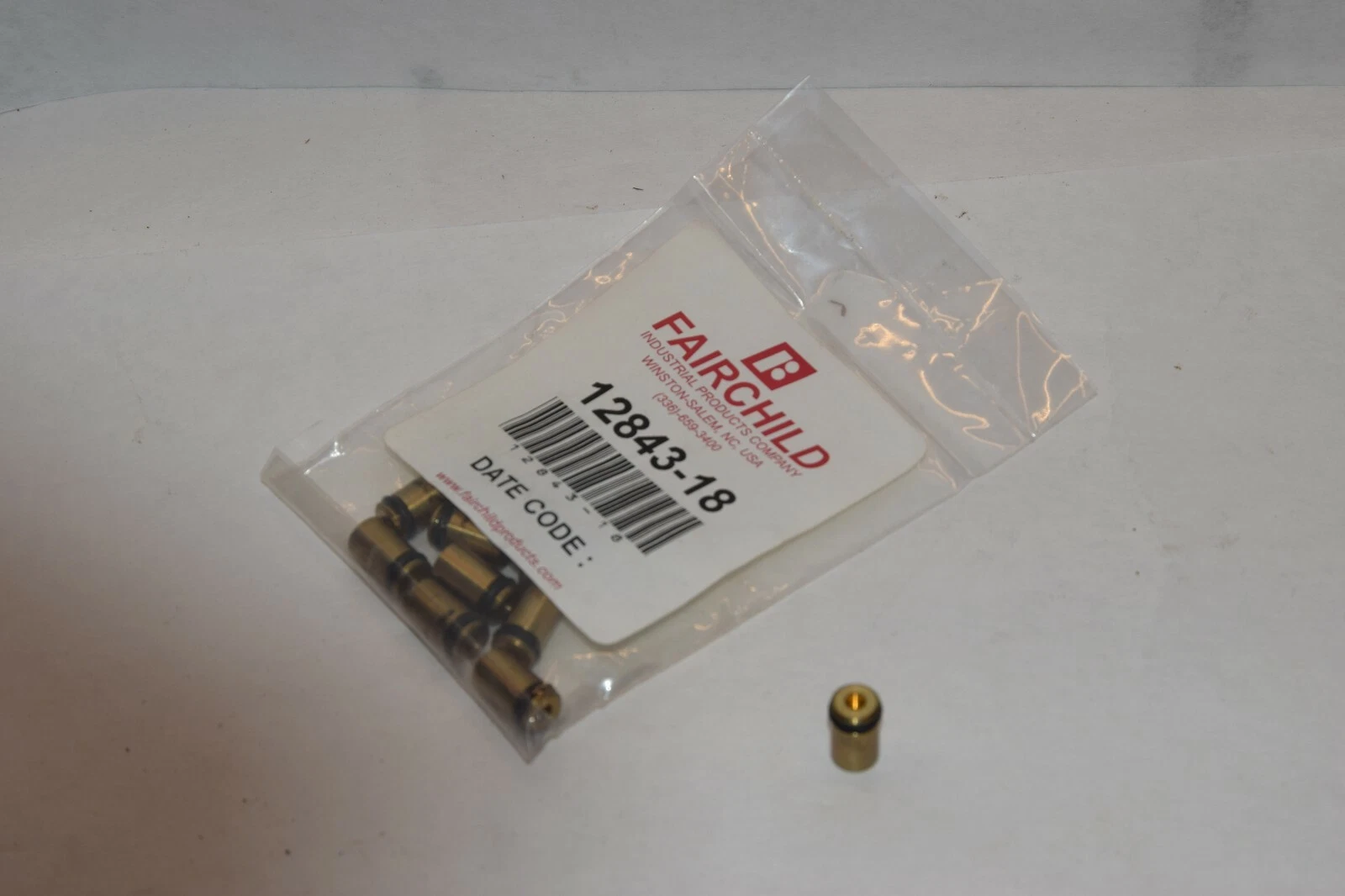 NEW (PACK OF 11) FAIRCHILD 12843-18 1284318 RESTRICTOR ORIFICE ASSEMBLY