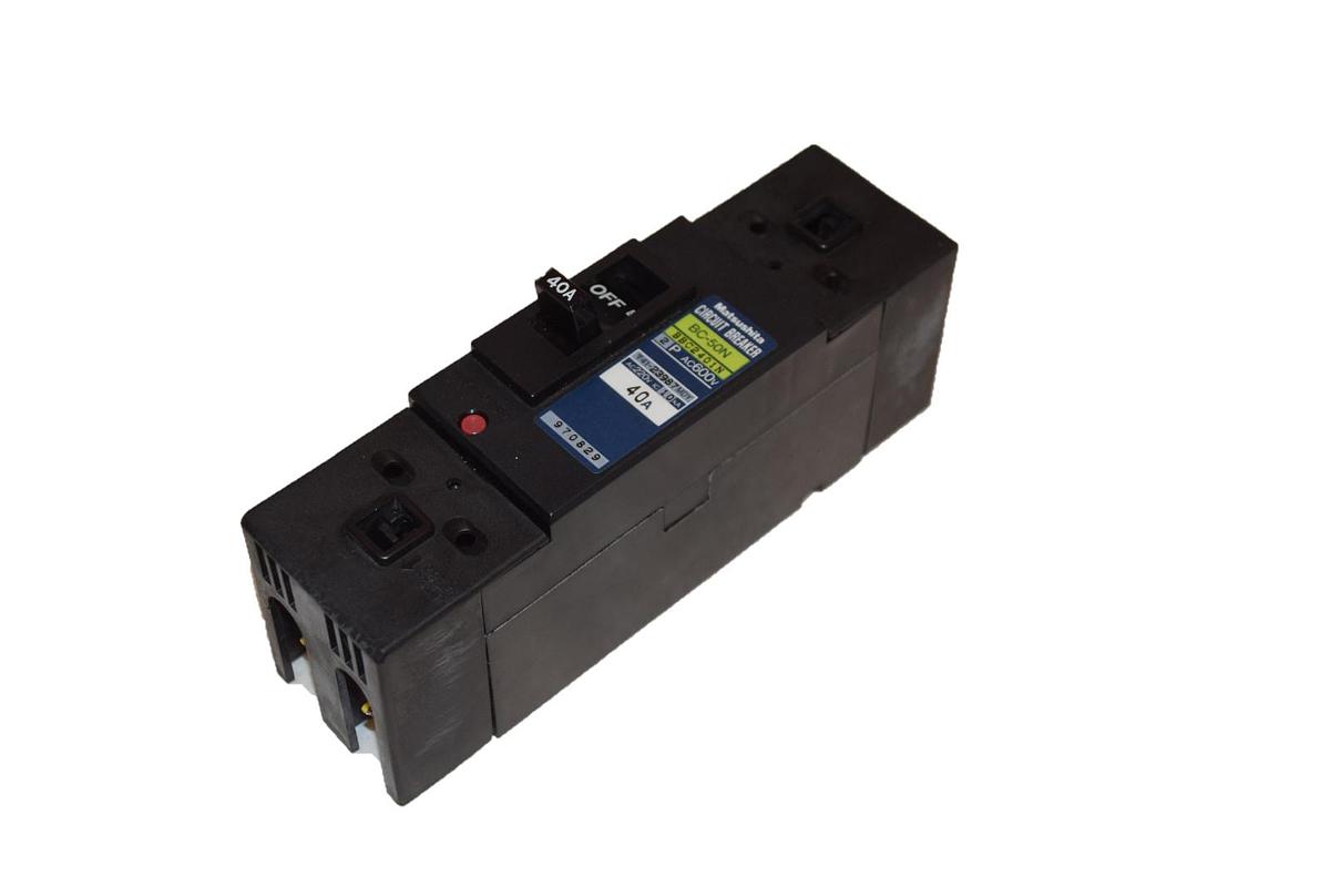 Used Matsushita 40 amp Circuit Breaker BC-50N BBC2401N 2 pole 40A 40 A