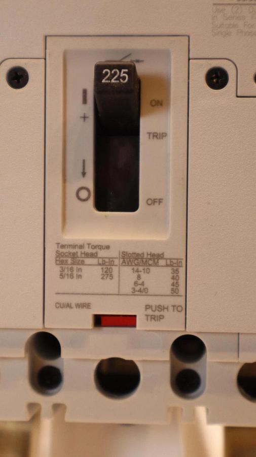 (NEW) EATON BKD2G225 , PDD23G0225TFFL , PRL1X / 2X 240V 225A Main Breaker Kit