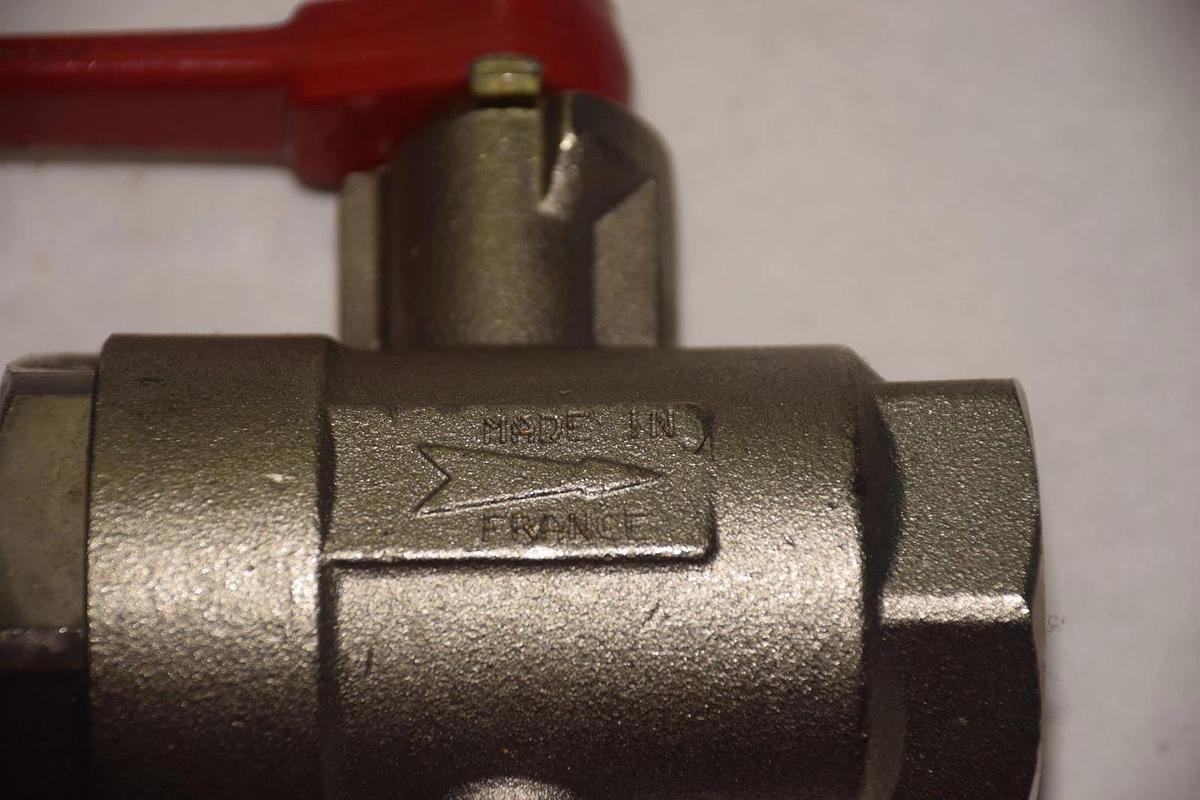 LEGRIS STAINLESS STEEL ONE WAY FLOW BALL VALVE 1" NPT NEW