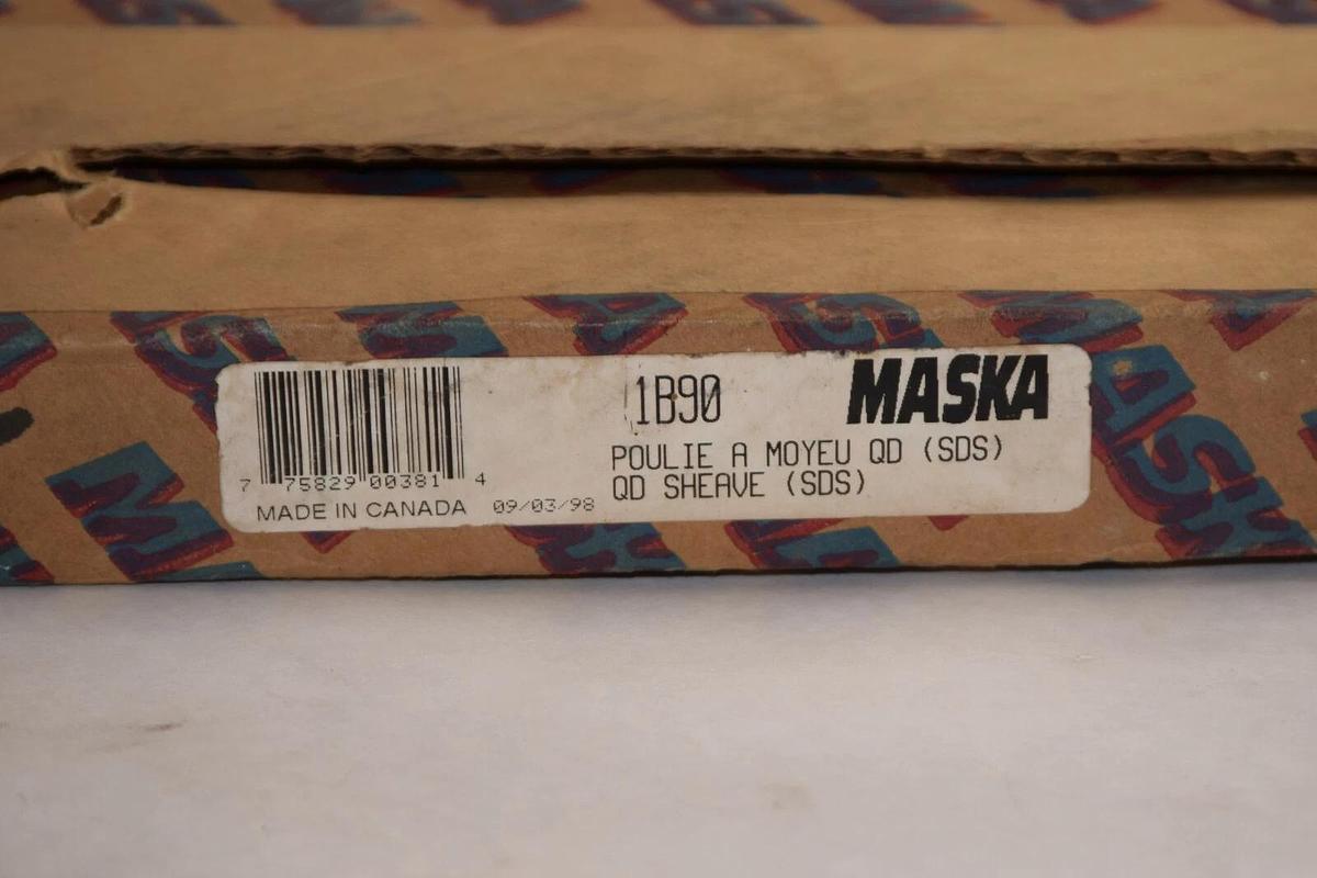 (NEW) MASKA 1B90 QD (SDS) Single Groove Pulley