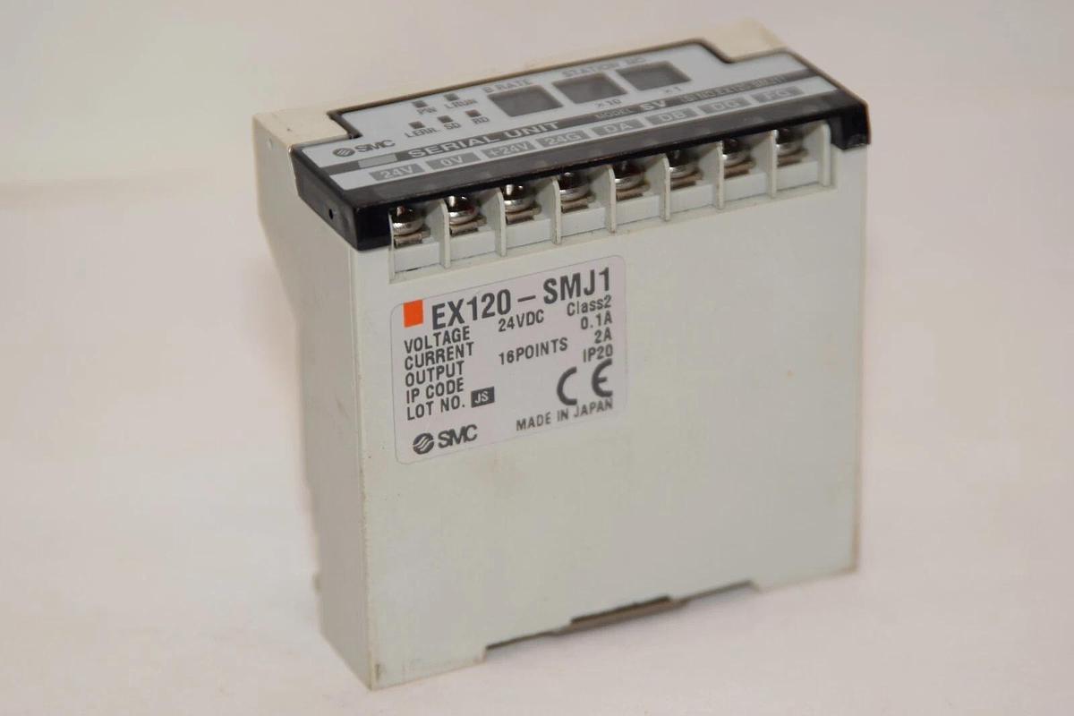 Used (NEW) SMC EX120-SMJ1 24Vdc 16 Points 2A Serial Interface Unit