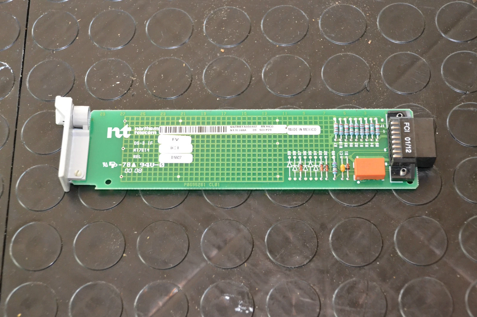 Used NORTEL NORTHERN TELECOM NT7E14AA DS-3 IF NT7E14 DS-3NT7E14 B3D06B479 94V-0