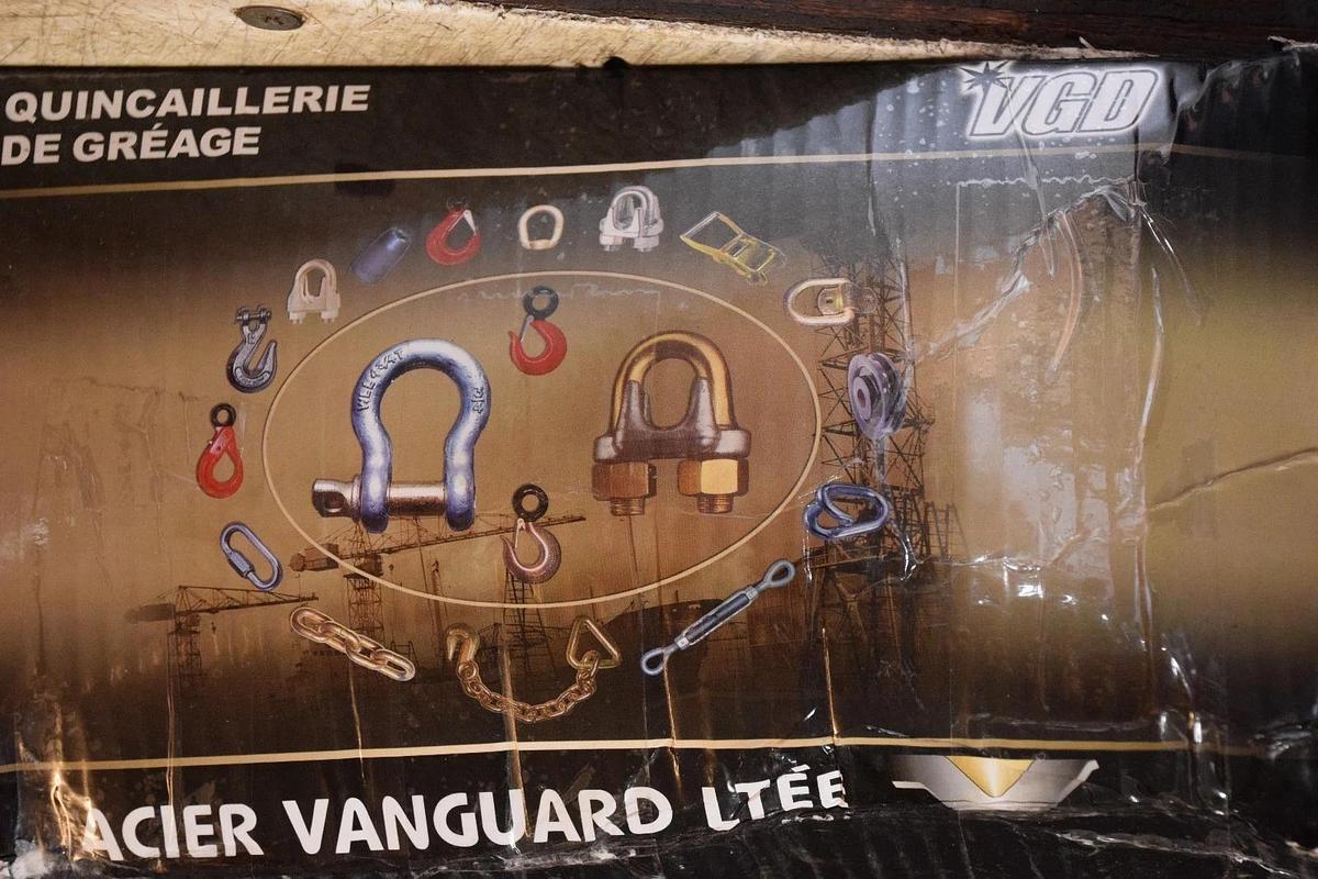 Used (LOT OF 2) VGD 1/2" Heavy Duty  FORGED Steel Cable Wire rope Clamp 1254-M 2907