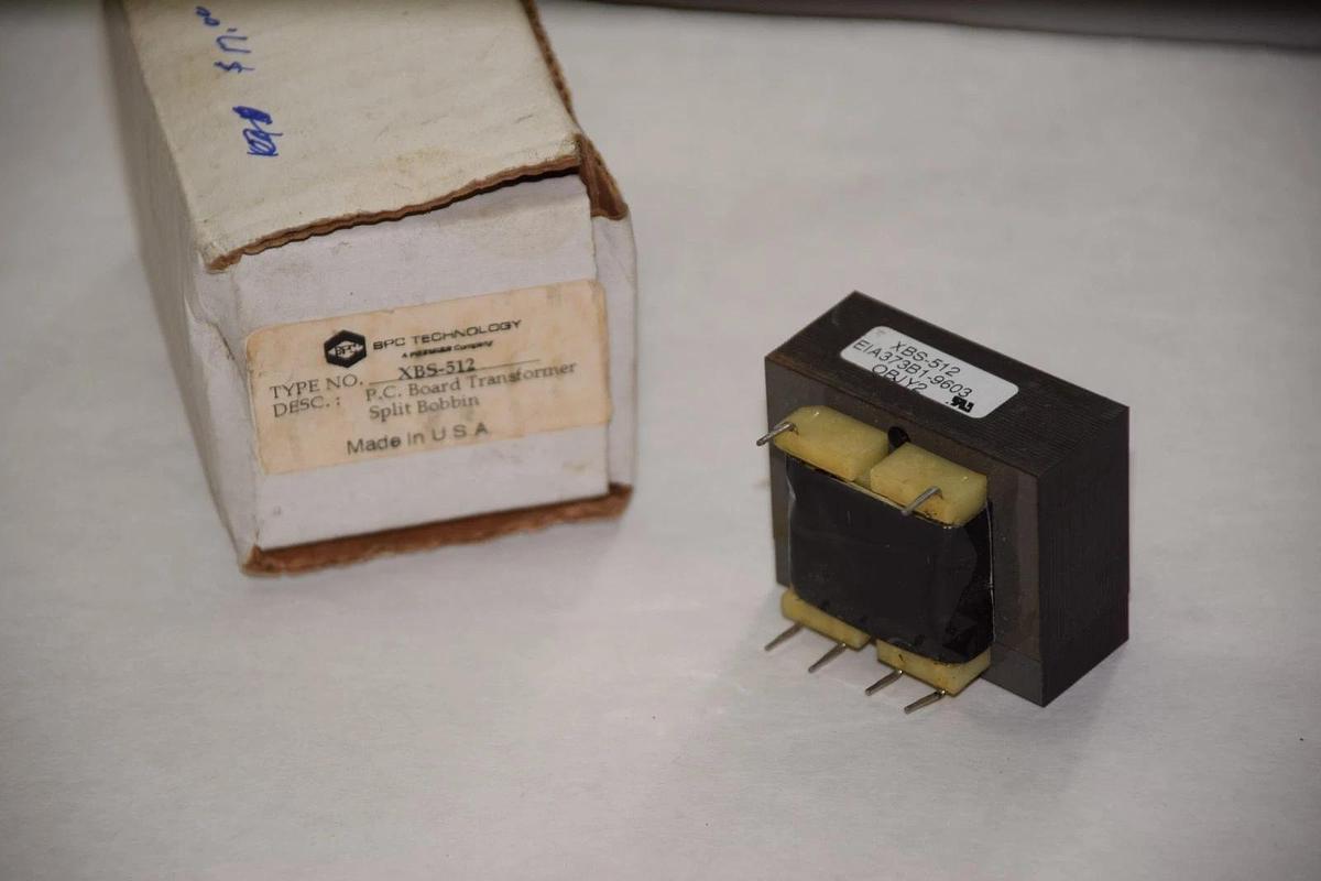 SPC TECHNOLOGY XBS-512 XBS512 P.C. BOARD TRANSFORMER SPLIT BOBBIN NEW