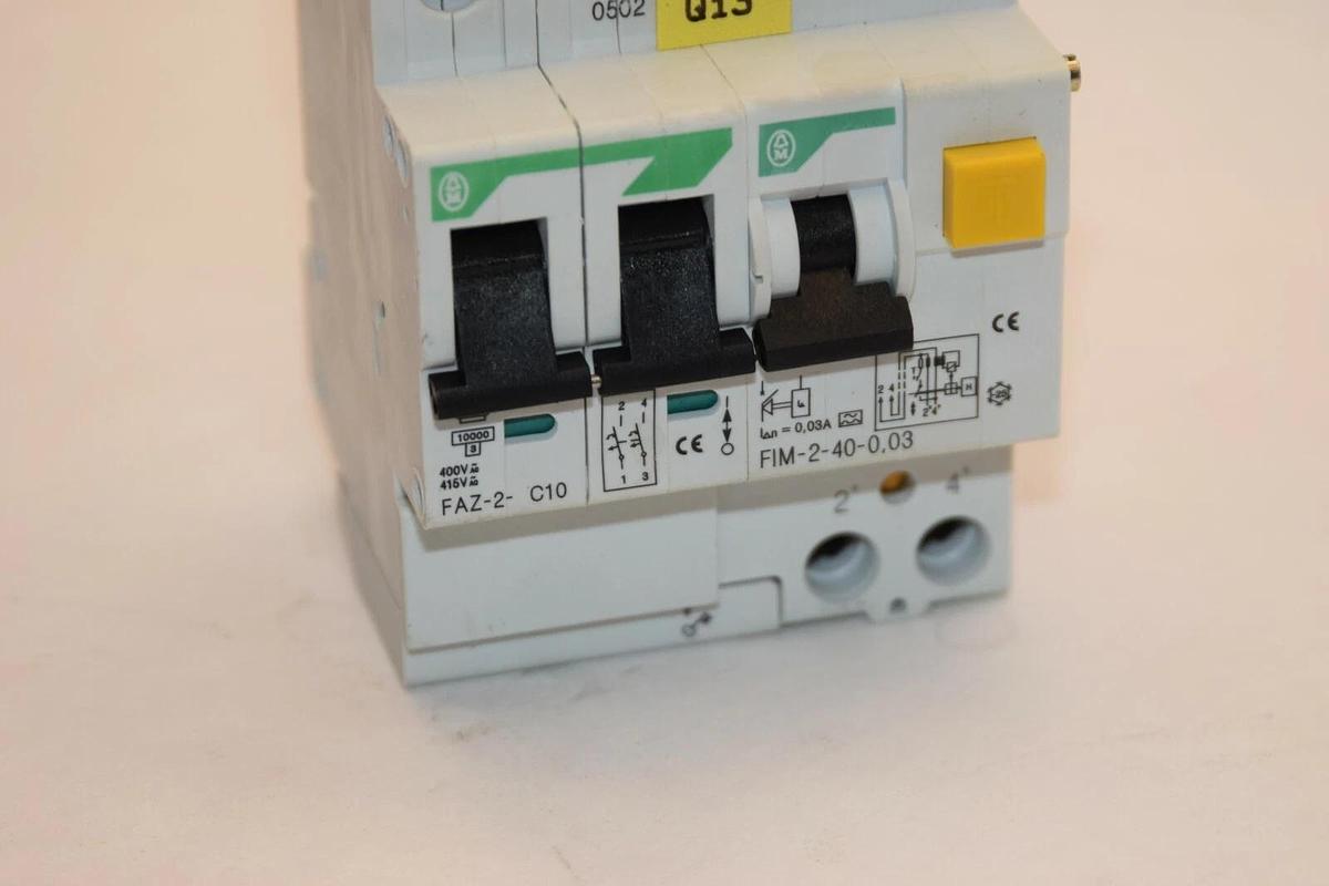Used KLOCKNER-MOELLER RELAY MODULE FAZ-2-C10 FIM-2-40-0,03 FIM 2 40 0 03 FIM240003