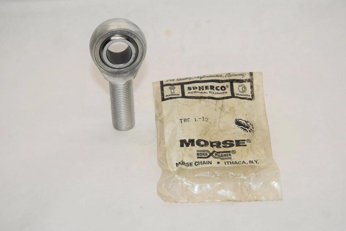 (NEW) MORSE TREL-12 TRE L-12 3/4" Bore Male 3/4-16 Threaded Left Hand Rod