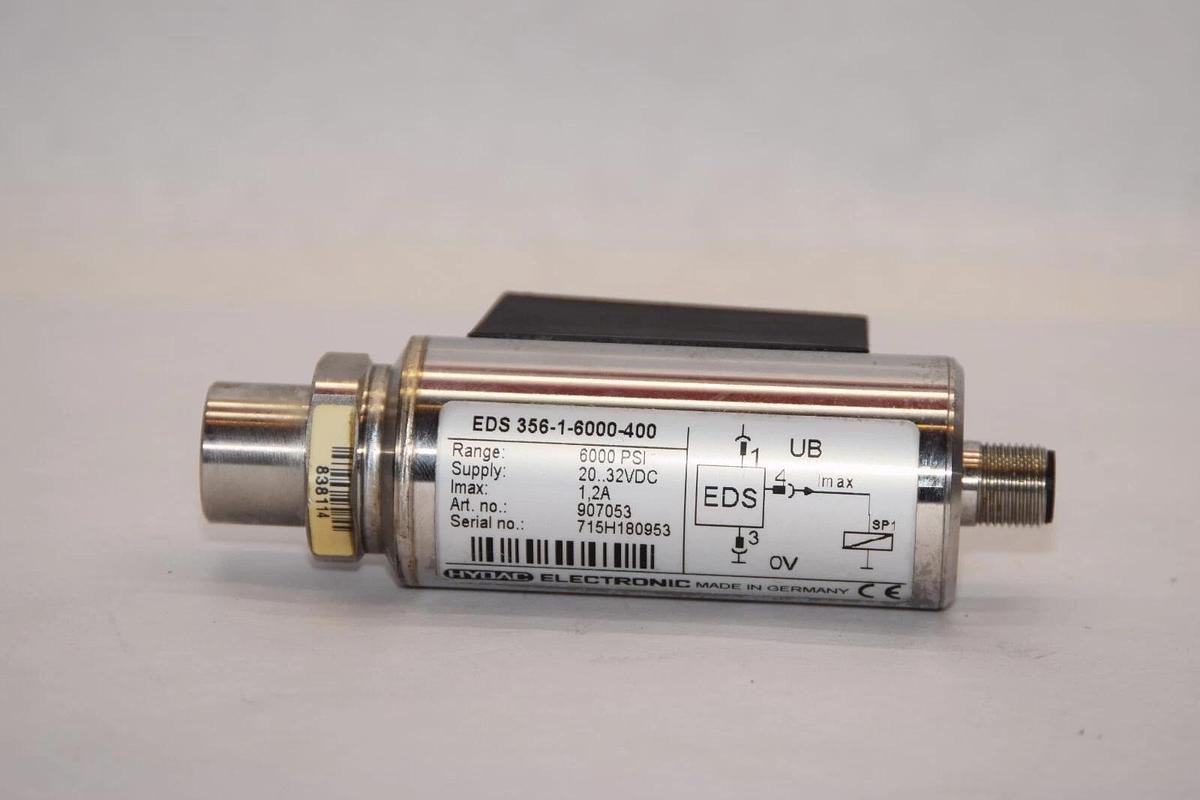 Used HYDAC EDS 356-1-6000-400 EDS 356 1 6000 400 , EDS300 6000psi Pressure Switch