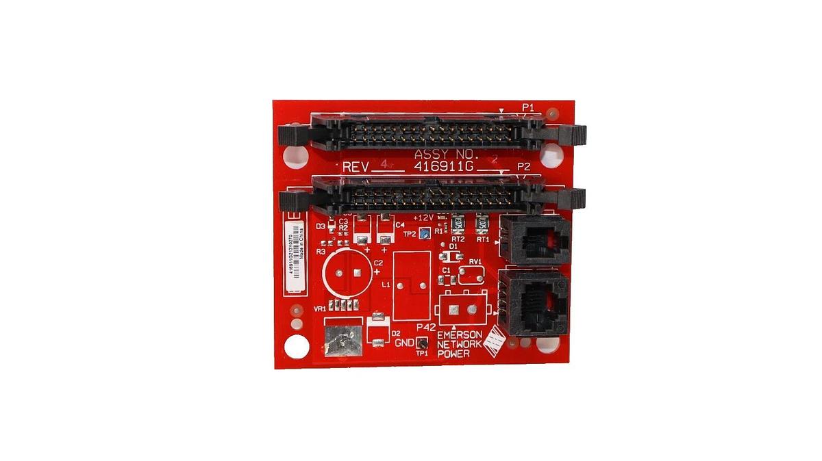Used EMERSON 416911G2 P2 , 416911G2P2 Rev 4 Intellislot Circuit Board