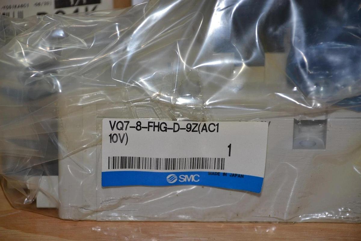 Used SMC VQ7-8-FHG-D-9Z  110Vac Pneumatic Solenoid Valve ac1 NEW