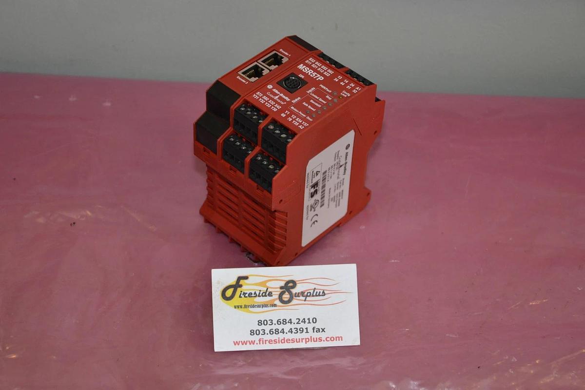 Used Allen Bradley Guardmaster Safety Relay MSR57P 440R-X00000 440R X00000 E4/3 24vdc