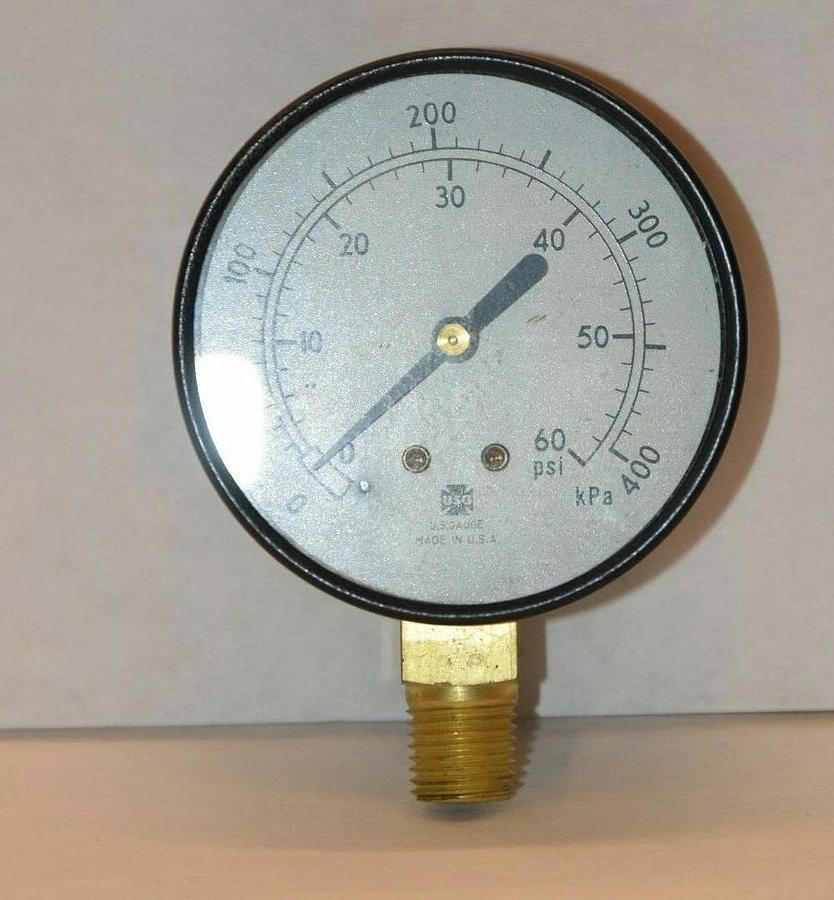NEW AMETEK / USG C-PT 93656-1 0-60psi 1/4" NPT PRESSURE GAUGE