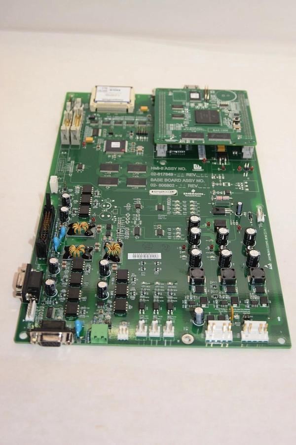 Used EMERSON / LIEBERT 02-817849-00 Rev 17 02-806802-00 Rev 5 HMI-II Assy Board
