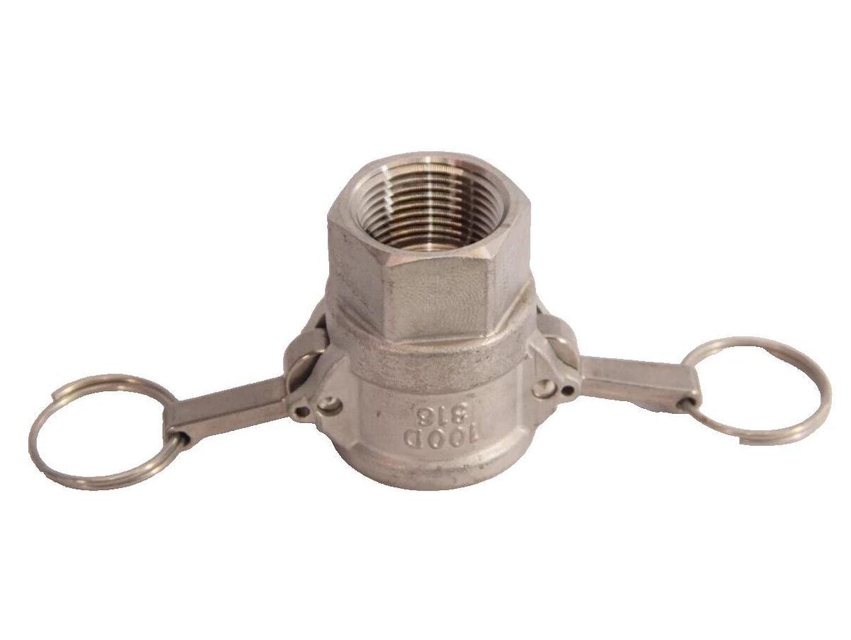 (NEW) DIXON 100D 316 Cam & Grooved 1" Stainless S/S Female Coupler