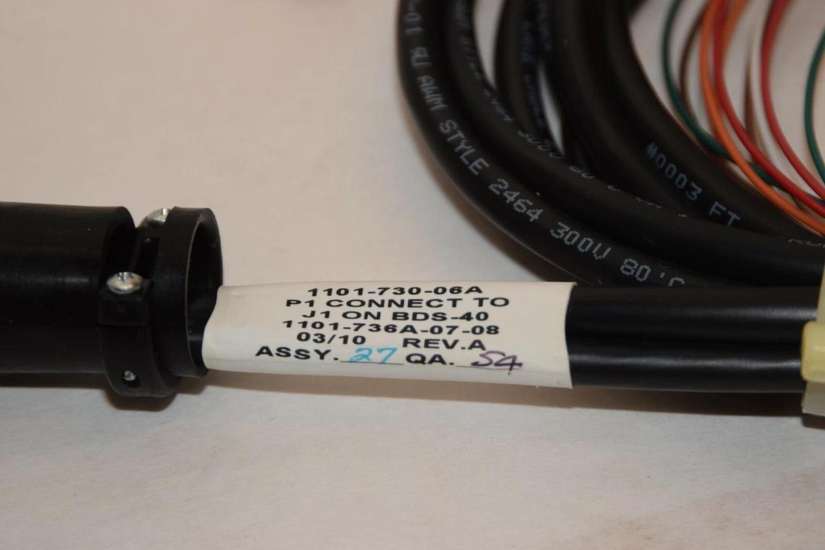 (NEW - Lot of 4) EMERSON / LIEBERT 1101-730-06A 1101-736A-07-08 Harness / Cable