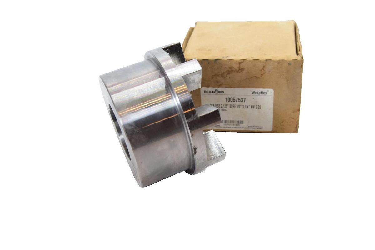 Rexnord Wrapflex Coupling Hub 30R HSB 2.125" Bore 1/2"x1/4" KW 2 SS 10057537 NEW
