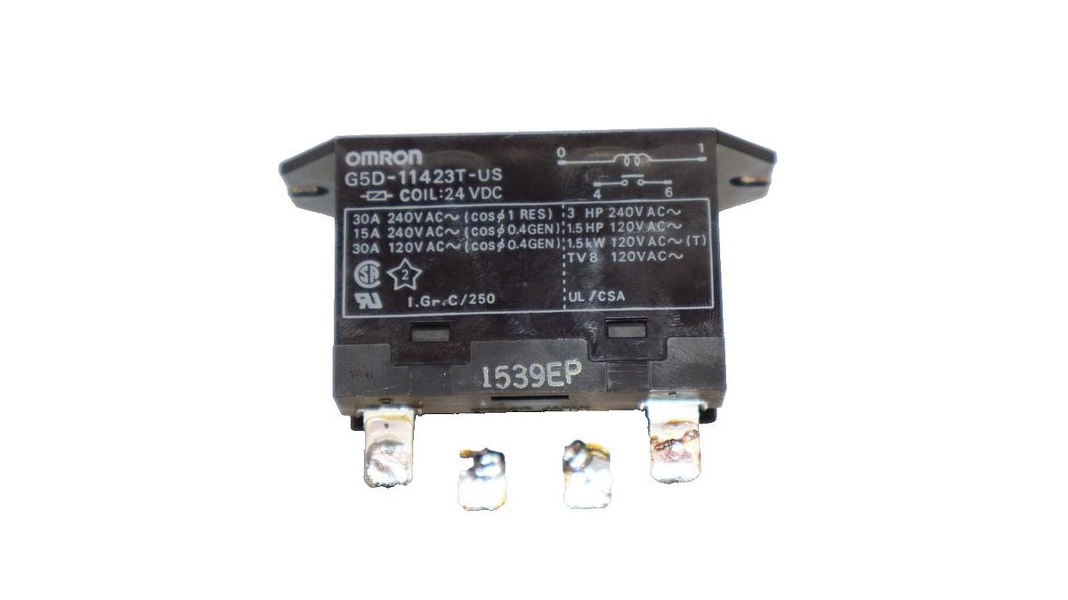 Used Omron G5D-11423T-US , 24V Coil Relay