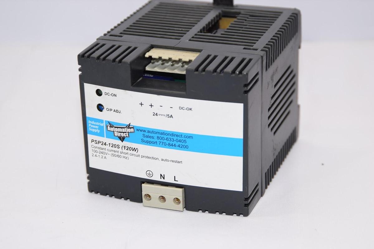 Used AUTOMATION DIRECT PSP24-120S 120w PSP24120S 2.4-1.2A Power Supply *Broken Casing