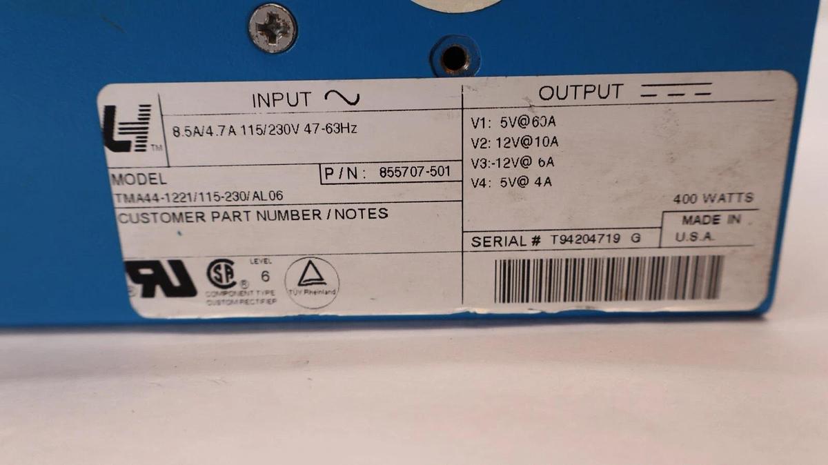 Used LH RESEARCH TMA44-1221/115-230/AL06 PN: 855707-501 Tiny-MITE Power Supply