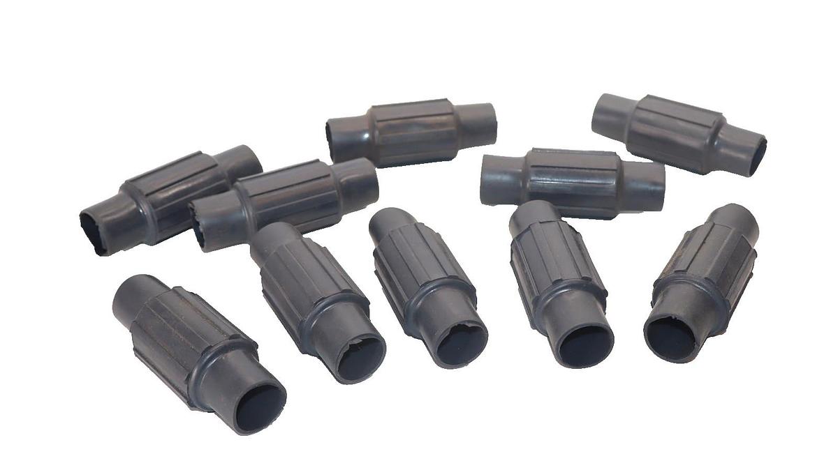 New 10 ROBROY  PLASTI-BOND  OCAL 1/2" Conduit Body Straight Fitting Coupling Red