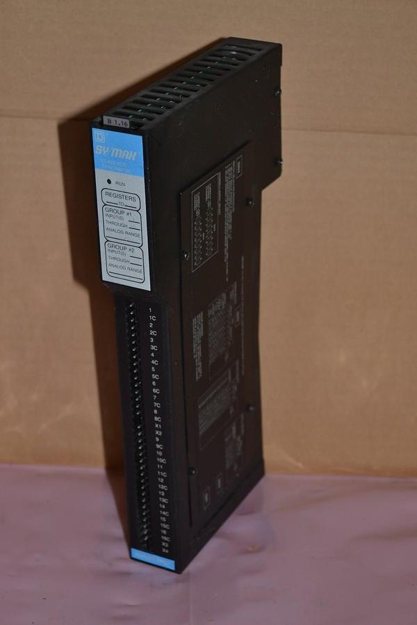 Used SQUARE D SY/MAX INPUT MODULE 8030 RIM125 30608-564-50 SER.B REV 1.16 5 VDC 800mA