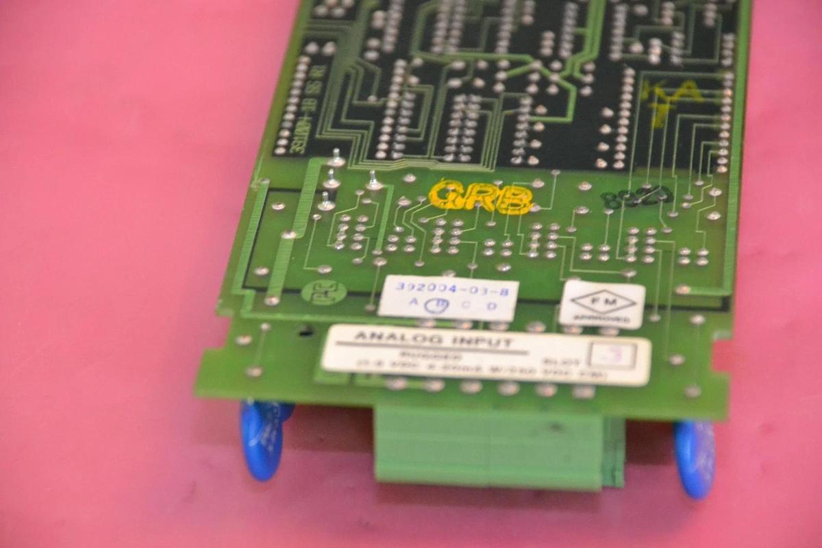 Used Bristol Babcock Angalog Input Module Board 392004-03-8 392004 Rev B