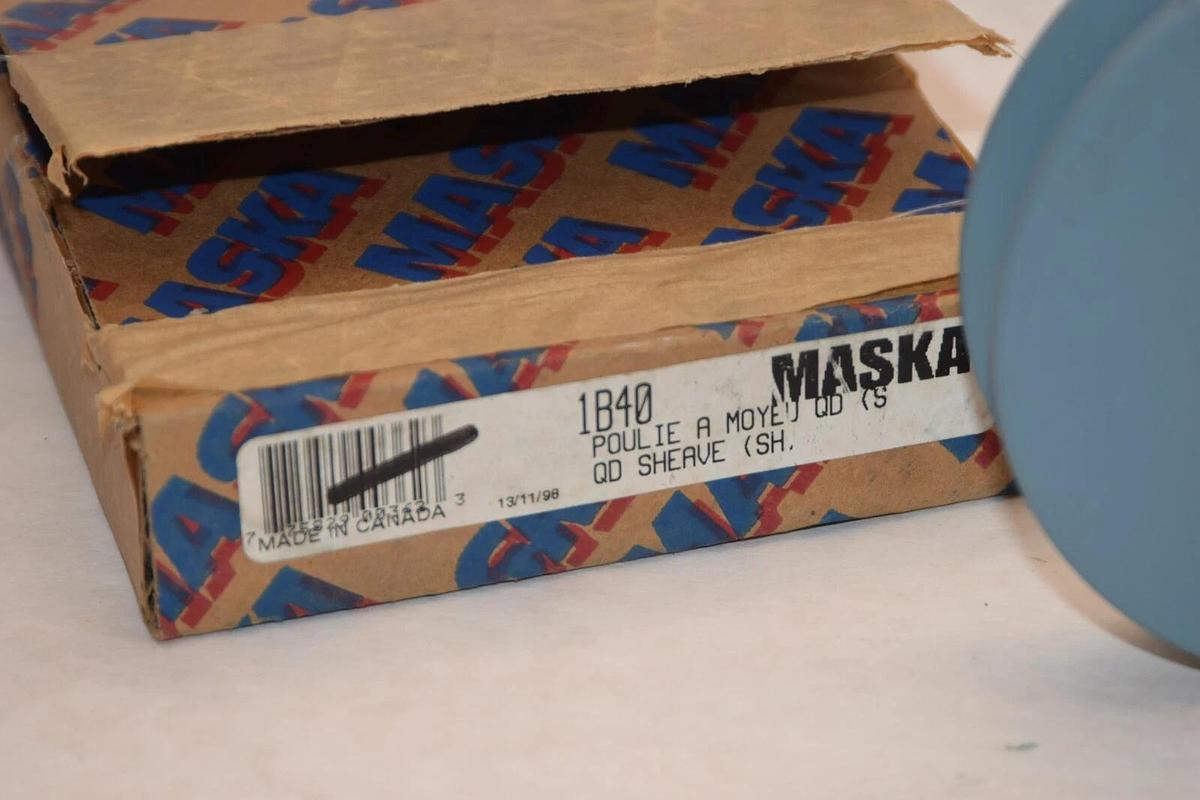 (NEW) MASKA 1B40 QD (SH) Bushing Sheave