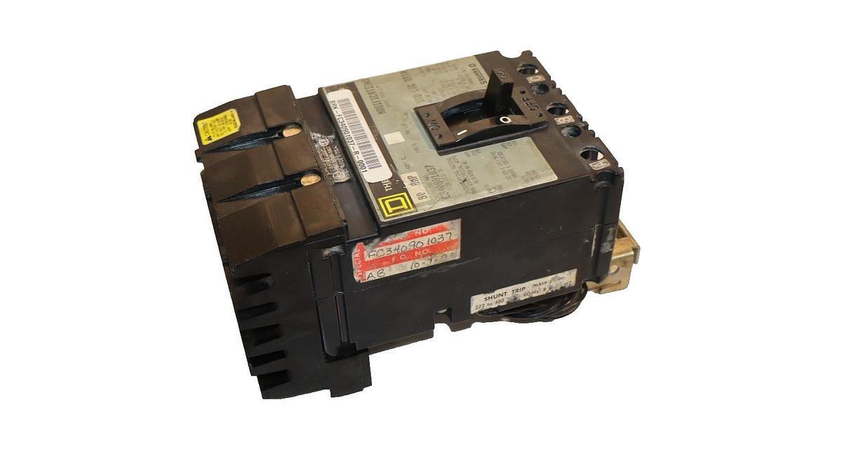 Used Square D 90A 90 Amp Circuit Breaker C340901037