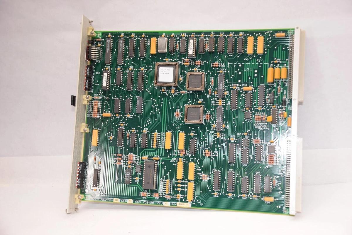 Used SIEMENS 753450-901 Rev E , 753456 Rev A RMS Control Board