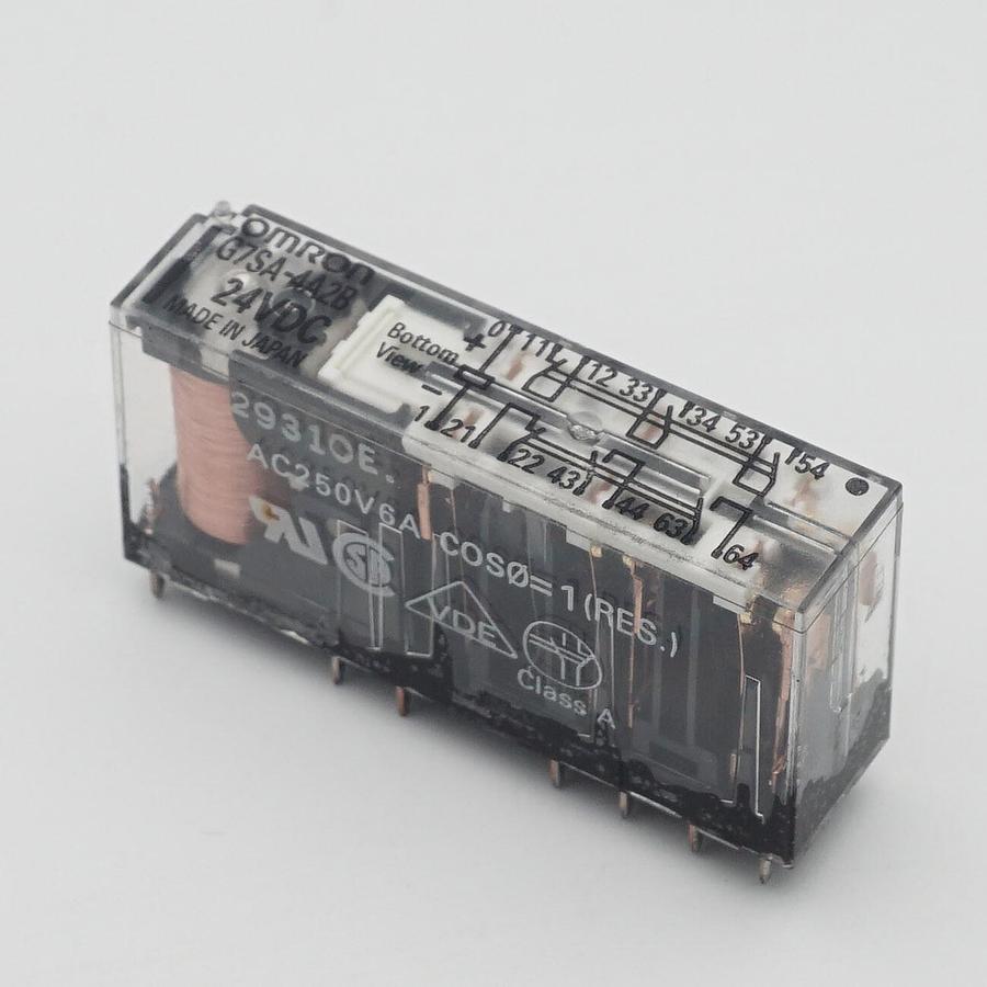Used OMRON RELAY WITH BASE P7SA-14F P7SA 14F P7SA14F G7SA-5A1B G7SA 5A1 G7SA4A1