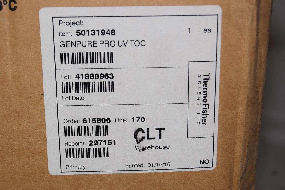 Thermo Fisher Scientific GenPure Pro UV-TOC 48v 120w 50131948 NEW cosmetic crack