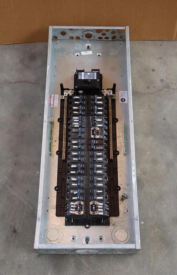 Used EATON Cutler Hammer BRP40N200G Panelboard Loadcenter 200A 120/240 1ph 3w 125A Mn