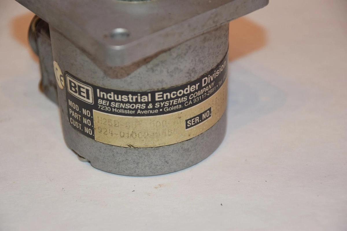 Used BEI 924-01002-3484 INDUSTRIAL ENCODER