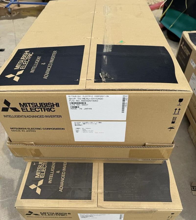 Mitsubishi VSD VFD Drive FR-A840-02160-E1U6 FRA84002160E1U6 100hp 480v Ether NEW