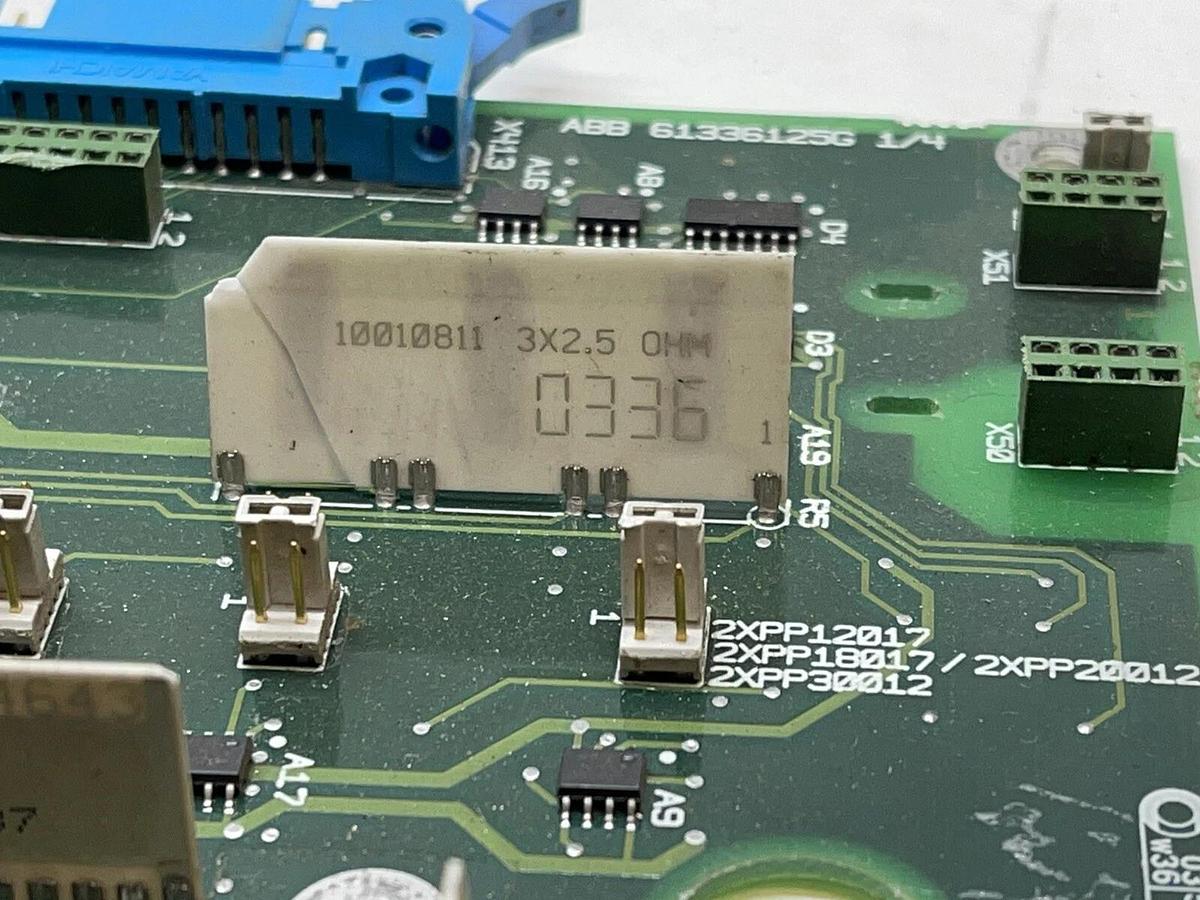 Used ABB 61336125G  NINT-72C  Main Circuit Board Interface CARD ABB  (damaged)