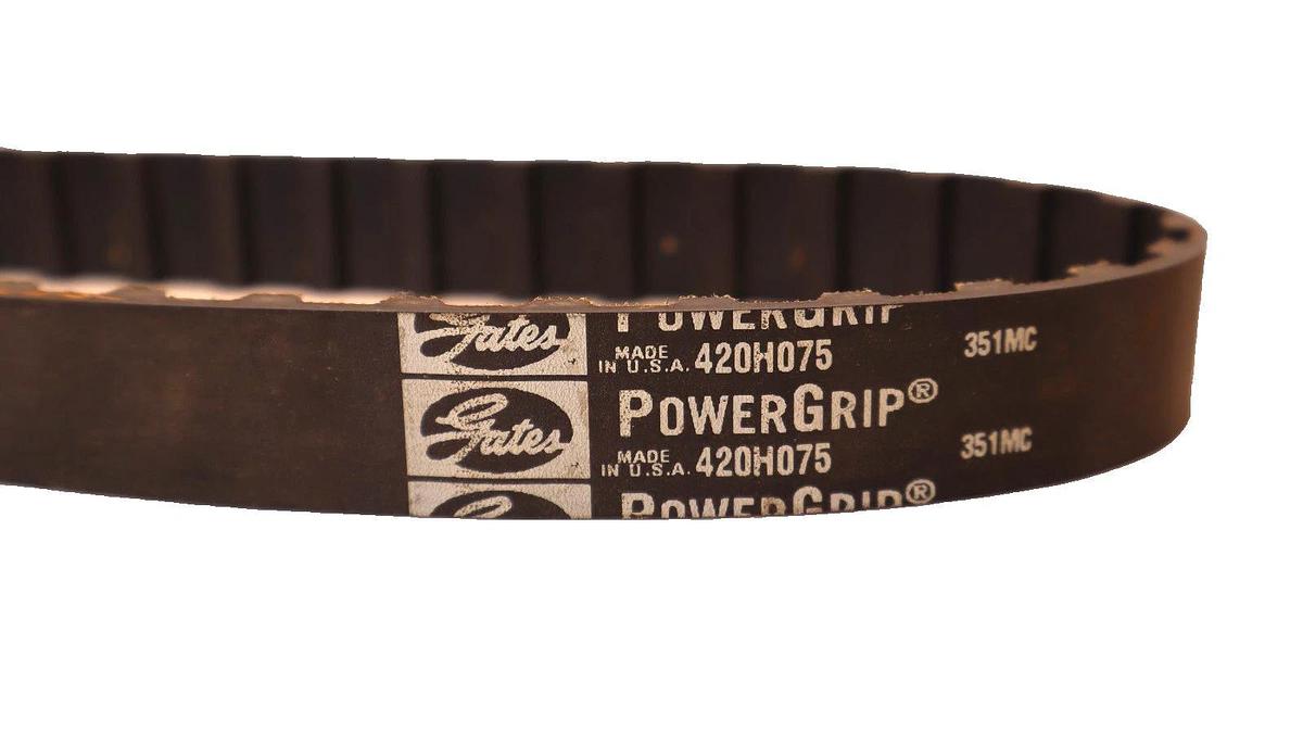 (NEW) GATES 420H075 PowerGrip Timing Belt USA