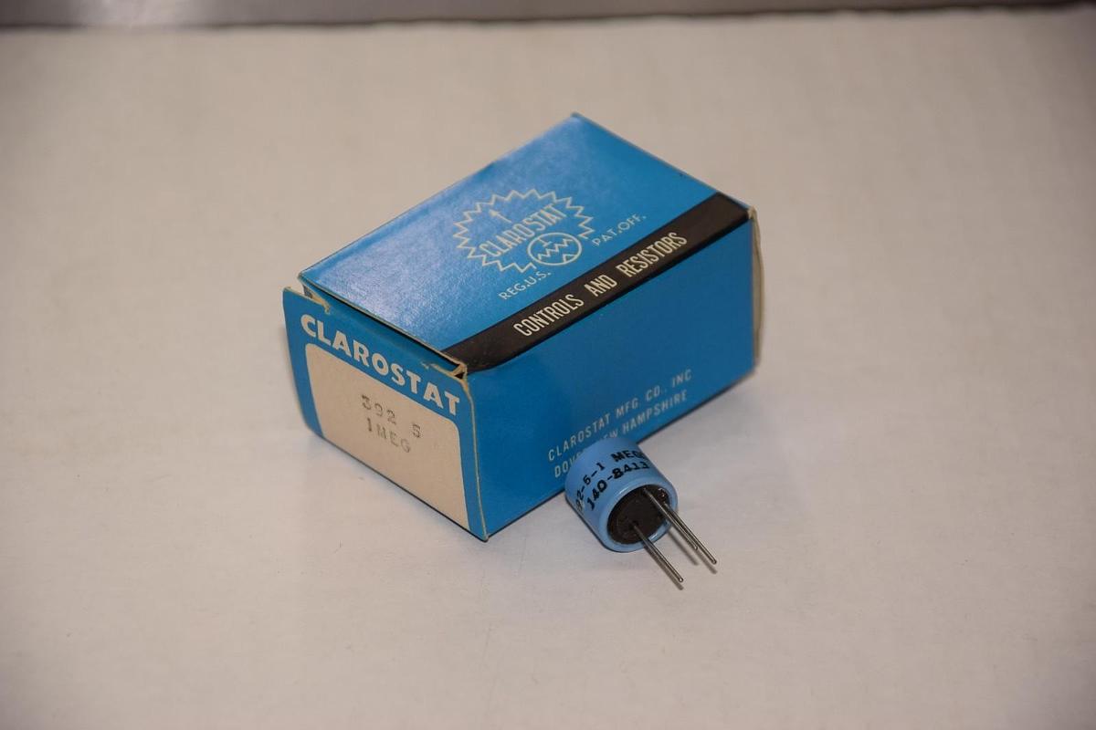 CLAROSTAT 392-5-1-MEG 39251MEG POTENTIOMETER NEW