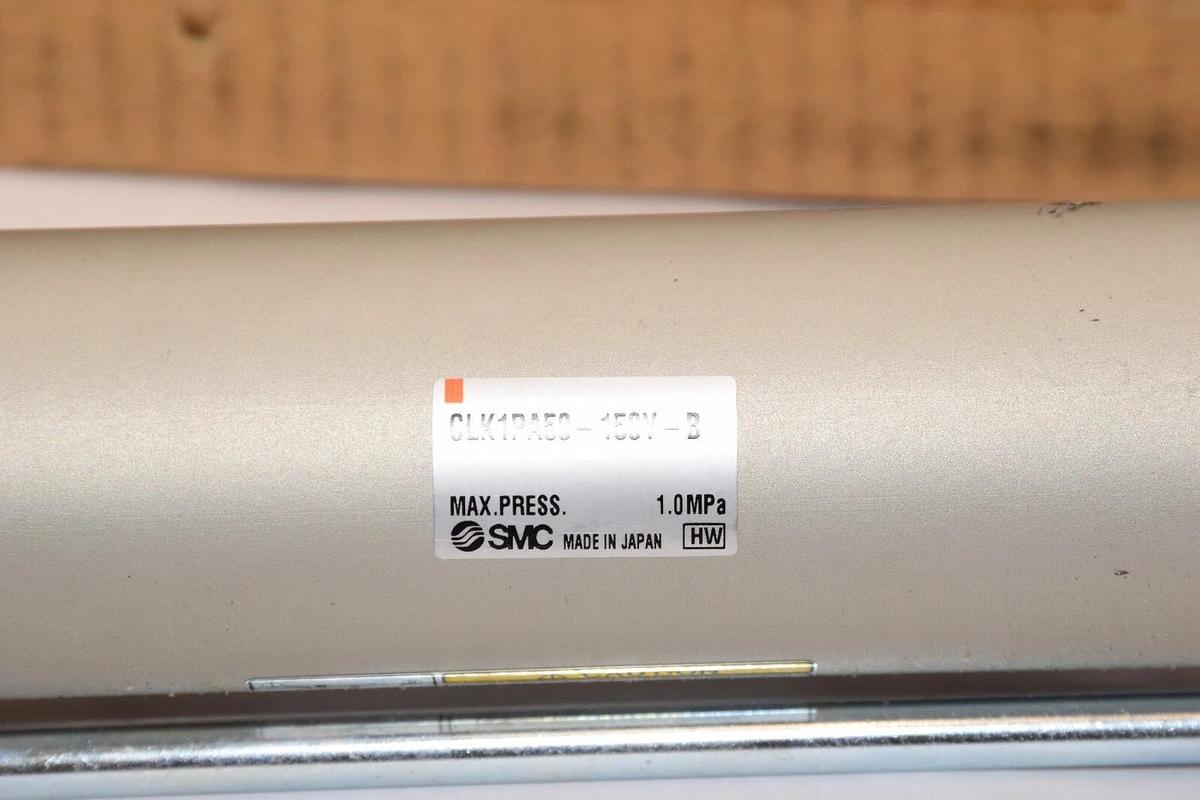 (NEW) SMC CLK1PA50-150Y-B Pneumatic Cylinder Clamp
