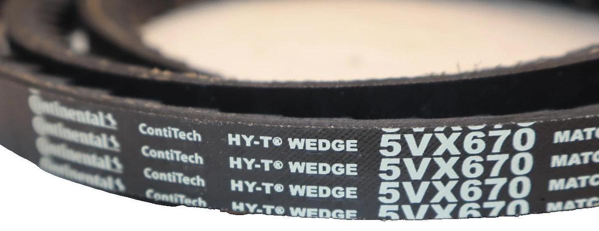 Continental Cogged V-Belt Belt 5VX670 HY-T ContiTech Matchmaker (New)